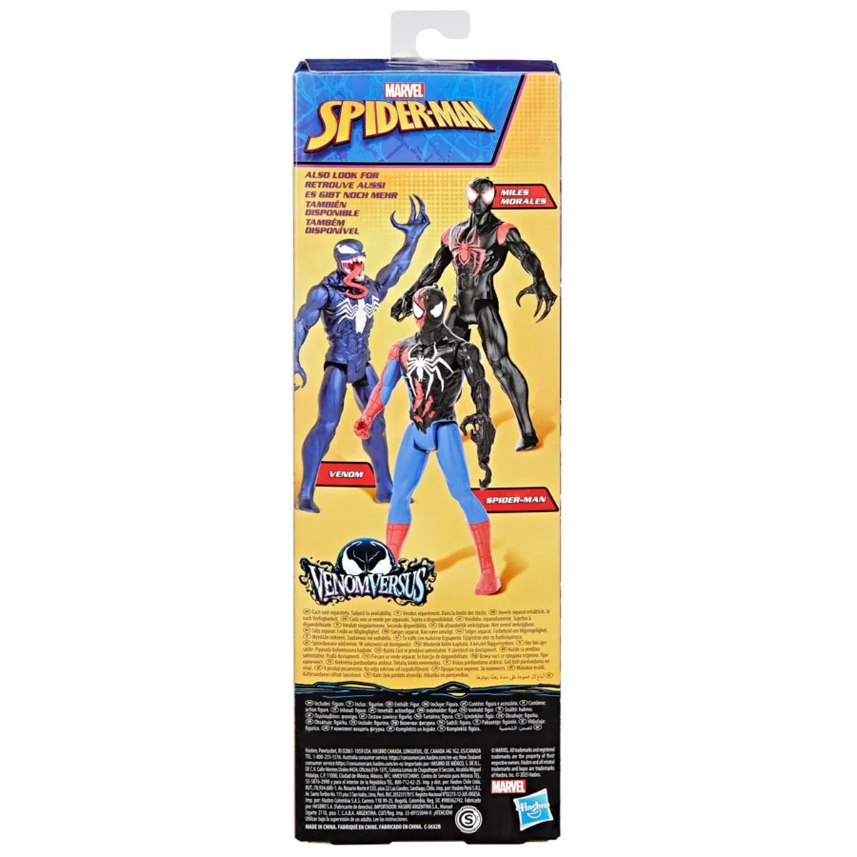Spider-Man VenomVersus Titan Hero Series Miles Morales 12-Inch Action Figure