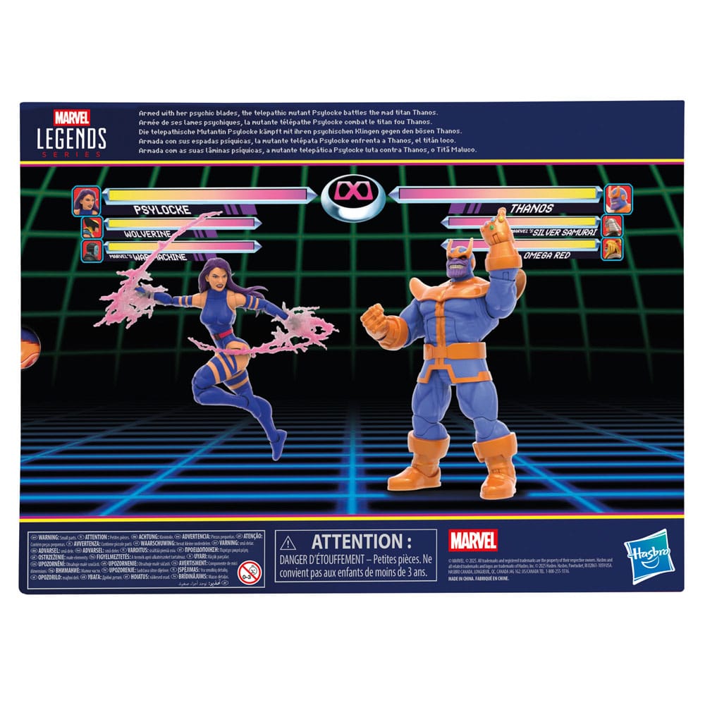 Marvel Legends Gamerverse Action Figure 2-Pack Psylocke vs. Thanos 15 cm